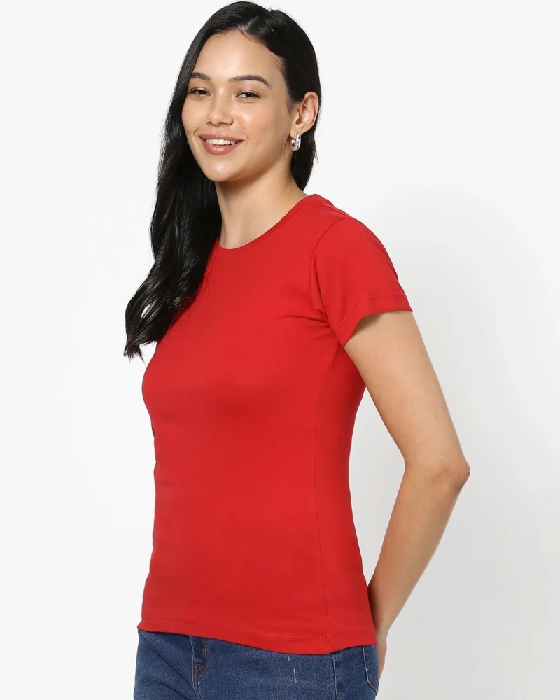 Women's Classic Red T-Shirt - Image 2