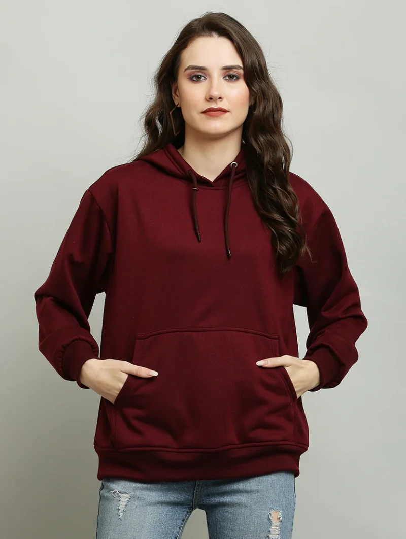 Women's Brown Hoodie (Premium Quality)