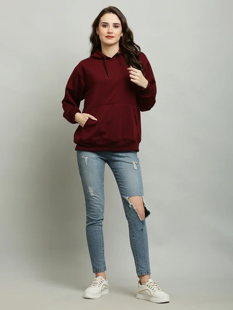 Women's Brown Hoodie (Premium Quality) - Image 3