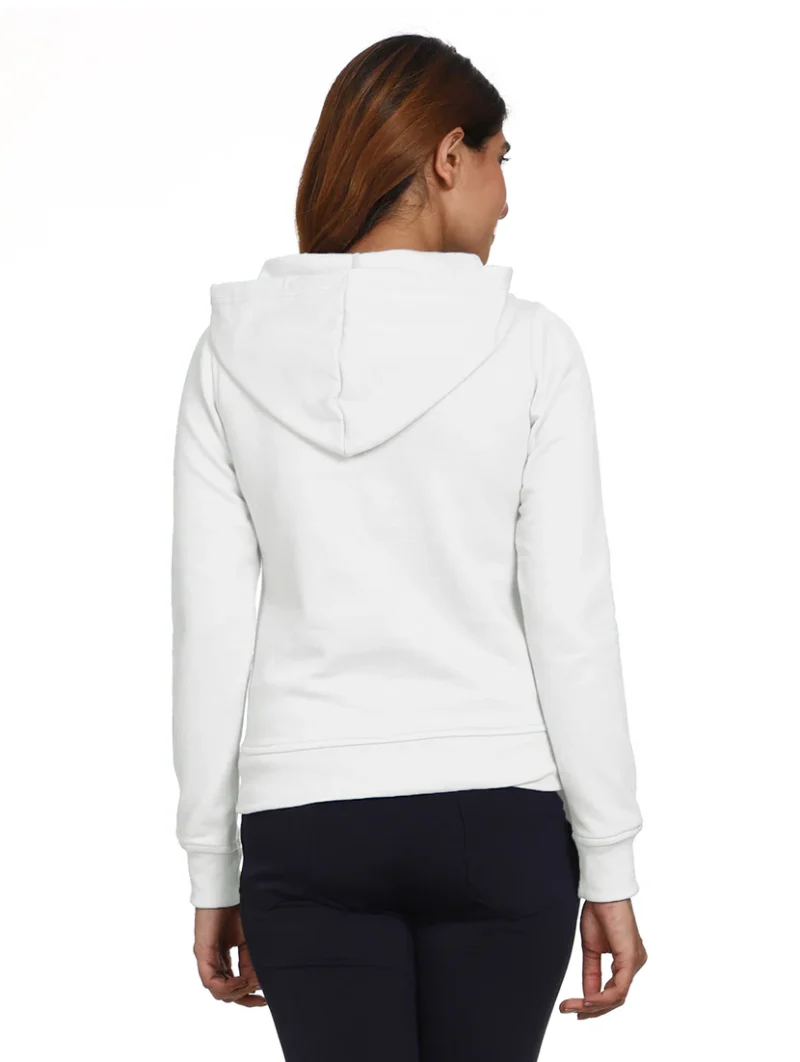 Women's White Hoodie (Premium Quality) - Image 5